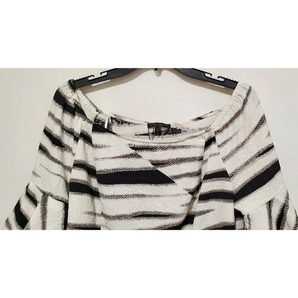 Alberto Makali Black White Abstract Off Shoulders - Picture 2 of 8